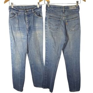 Vintage 1970s rare Orange Tab Levi's Jeans California Straights Woman's denim